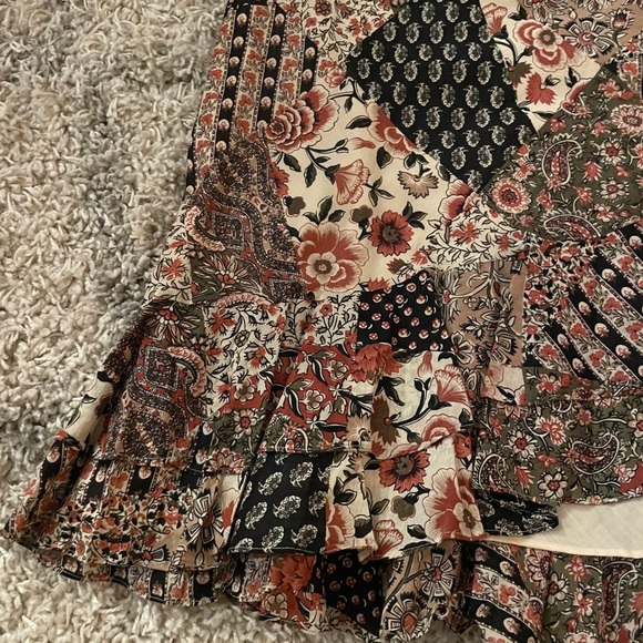 Chaps Multicolor Patchwork Pencil Skirt size Medium - Picture 4 of 8